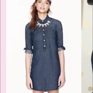 JCREW never worn chambray button tunic